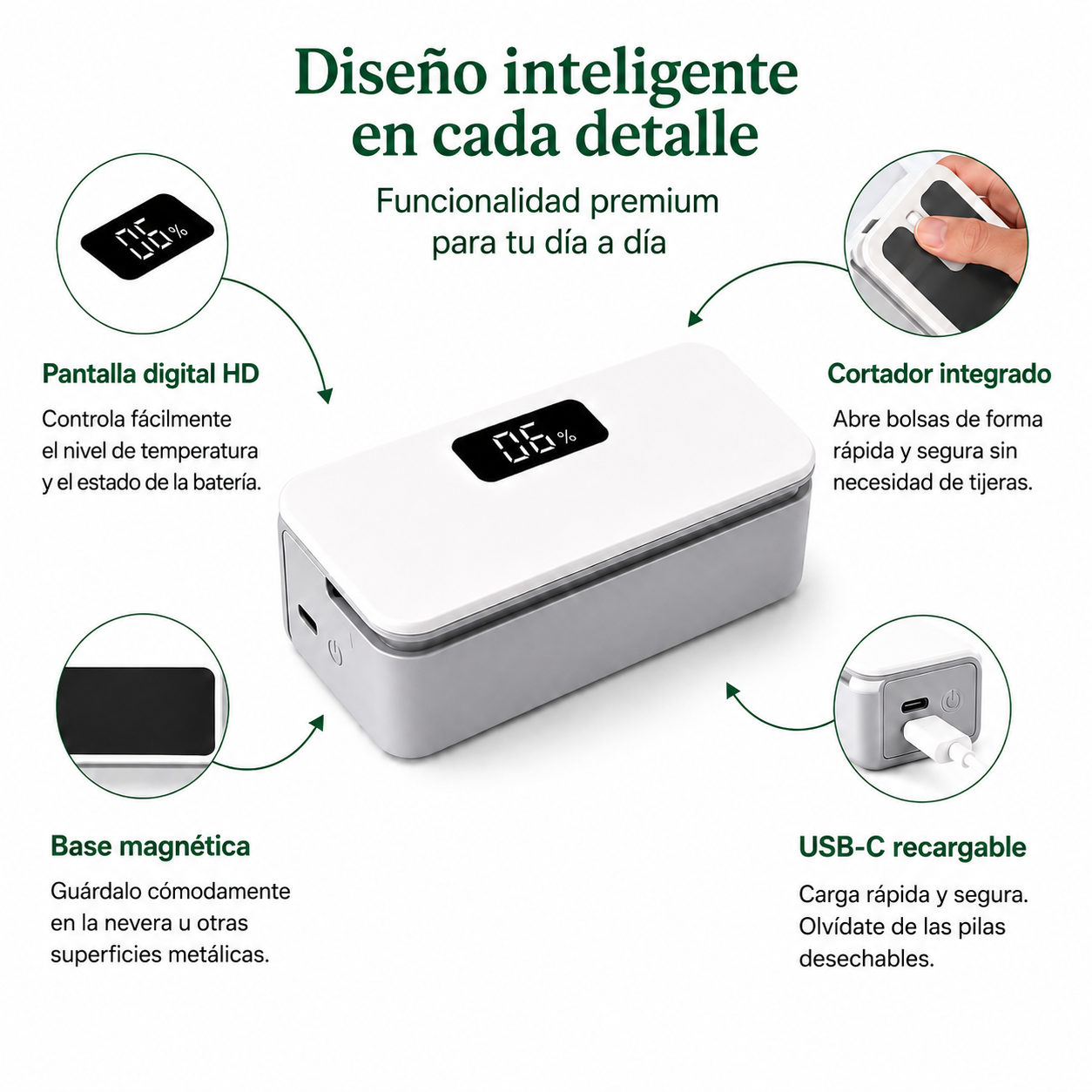 Sellador Térmico de Bolsas